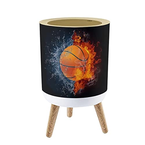 NBWEE Shabby Chic Trash Can 18 Gallon
