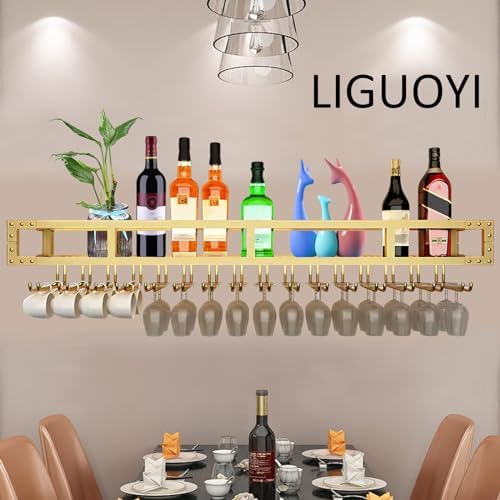 LIGUOYI Wall-Mounted Wine Glass Holder