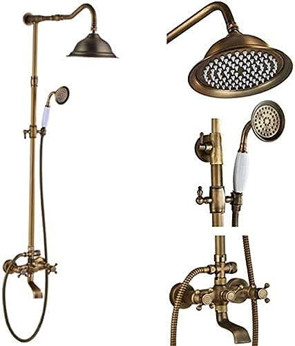 TECKI 8 Rainfall Shower Head Set with Handheld