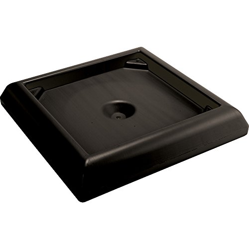 Rubbermaid Ranger Waste Container Weighted Base Accessory Black