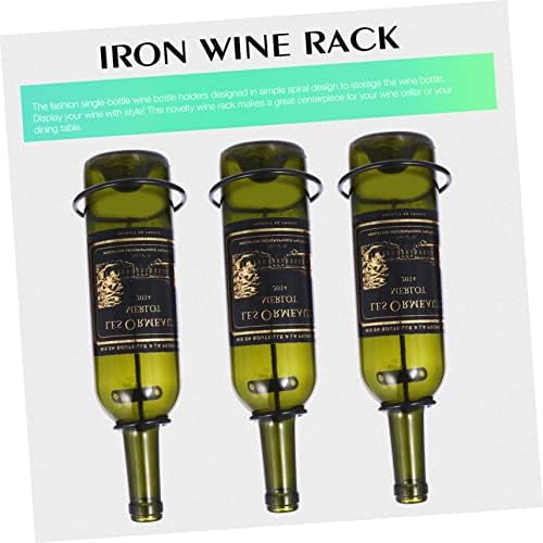 Ciieeo Wall-Mounted Wine Rack 6pcs Stylish Display Holder