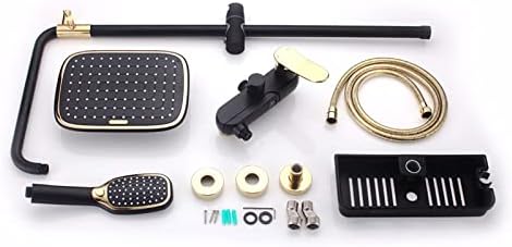 10 Inch Black Gold Shower System with 2 Mode Handheld 1