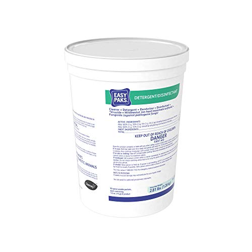 Diversey 5412135 Easy Paks Detergent Disinfectant 90-Packs per Tub