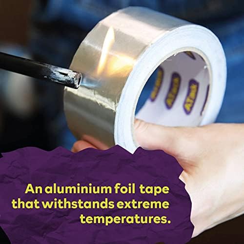 ATack Aluminum Foil Duct Tape 2x75ft High Temp Heavy Duty