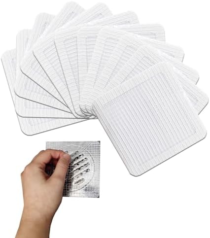 20 Pcs 4x4 Disposable Bathroom Drain Hair Catcher