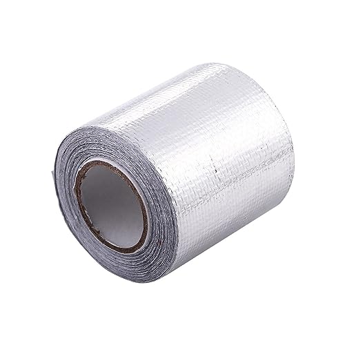 Leadigol High Heat Resistant Self-Adhesive Tape 5CM Silver Duct Heat Shield Tape