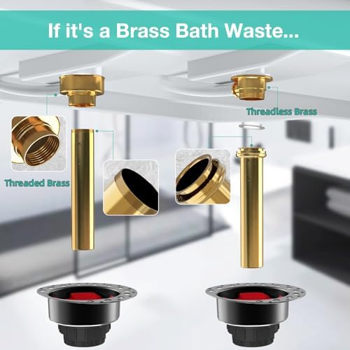 ABS Island Tub Drain Rough-in Kit with Dust Cover