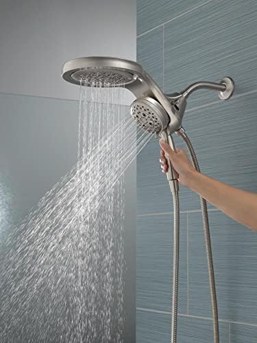 Delta HydroRain 5-Spray Dual Shower Head with Handheld and Hose