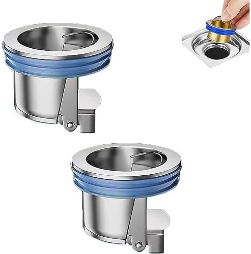 Fermus Shower Floor Drain Anti Odor Plug with Mesh