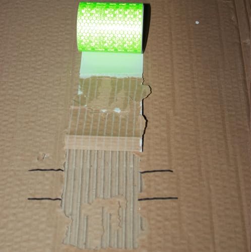 Green Reflective Tape 3in x 10ft for Safety and Bike Use