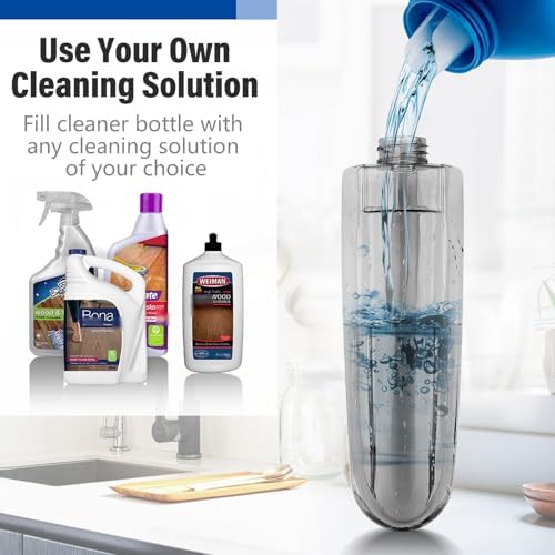 Panda Grip Wet Spray Mop with 14 oz Refill and 3 Microfiber Pads