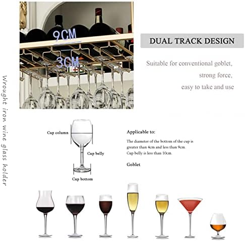 ZJDYDY Wall-Mounted Wine Rack Holder