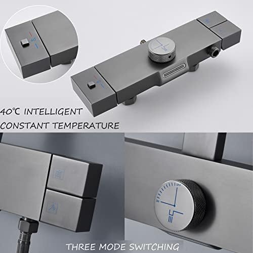 Thermostatic Shower System with 3 Spray Modes