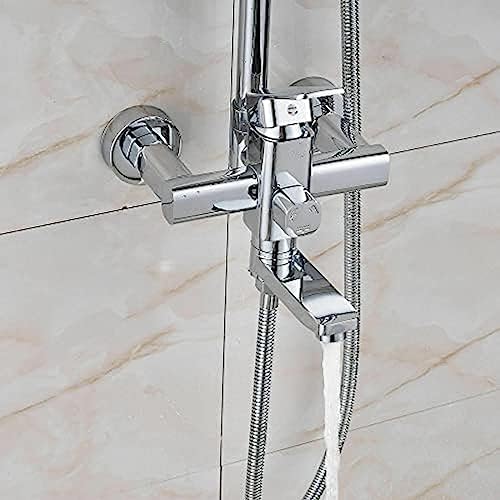 TECKI Rainfall Shower Faucet Trim System