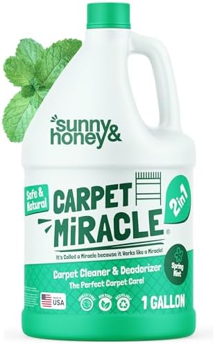 Sunny Honey Carpet Cleaner Shampoo 128 Fl Oz Spring Mint Scent