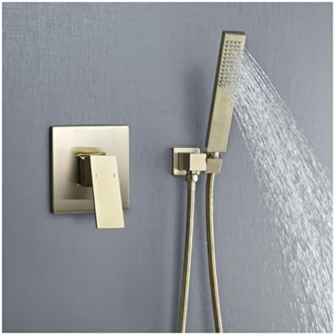 Hidden Waterfall Bathtub Faucet with 3 Modes Shower Set
