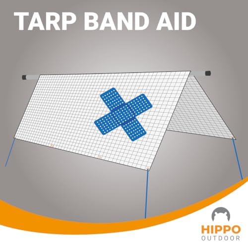 HIPPO OUTDOOR Tarpaulin Repair Tape 16ft Heavy Duty Waterproof Duct Tape