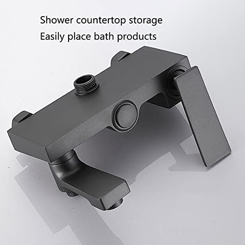 uhyOHF Gray 3-Mode Rain Shower System