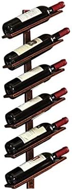 Wall Mounted Wine Rack for 6 Bottles