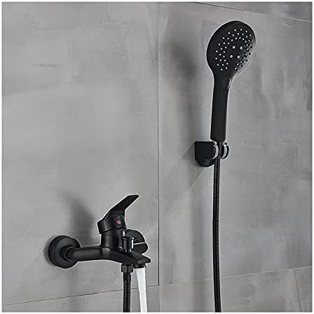 LASEVE Single Handle Tub Faucet with ABS Shower Head 1