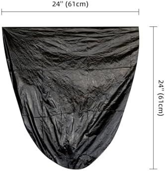 TYPLASTICS 24x24 Black Can Liner 1000 Count Roll