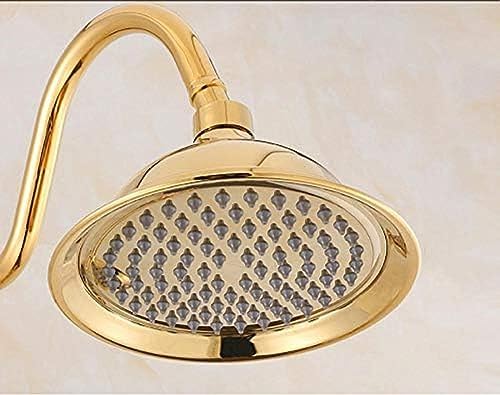 Hot Luxury Brass Jade Rainfall Shower Set 8 Inch Handheld