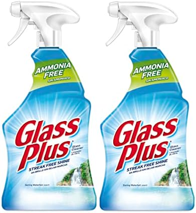 Glass Plus 32 Fl Oz Glass Cleaner Pack of 2
