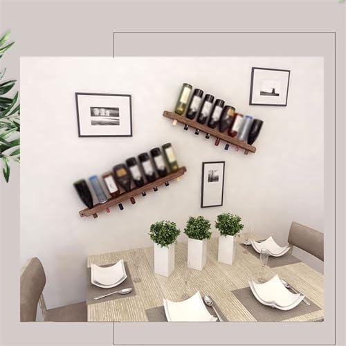 Stylish Wall-Mounted Wine Holder for Home Bar