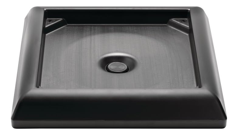 Rubbermaid Ranger Waste Container Weighted Base Accessory Black