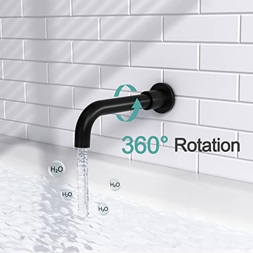 SR SUN RISE 10 Inches Matte Black Wall Mounted Shower System 1