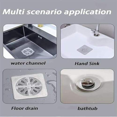 30 Pcs 4x4 Disposable Shower Hair Catcher