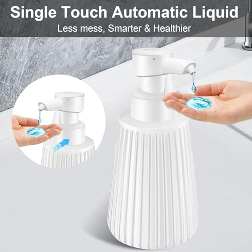 MoKasi 85oz Automatic Soap Dispenser - White Resin Touchless