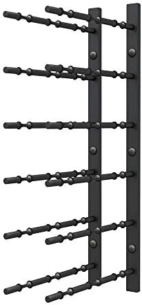 Ultra Wine Racks Wall Mounted 18 Bottle Matte Black Wine Storage
