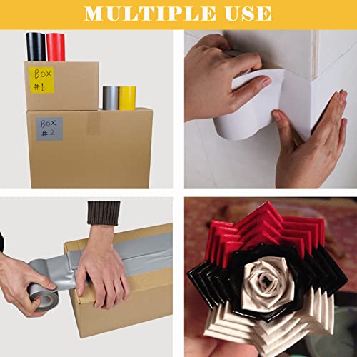 Heavy Duty 4 Inch Duct Tape 65ft Super Strong Waterproof Silver