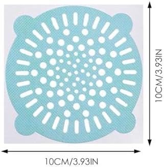 10PCS Amaping Shower Drain Hair Catcher Mesh Stickers