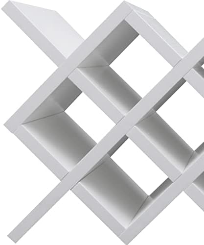 Bamboo Wine Rack Wall-Mounted 10-Bottle Storage