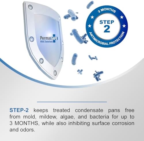 PermaSafe HVAC Condensate Pan Cleaner Shield Kit 1