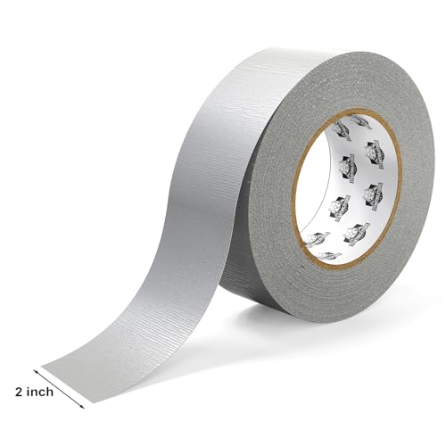 CyantSolutions Gray Duct Tape 2in x 50yd Heavy-Duty