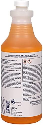 Zep Big Orange-E Citrus Industrial Degreaser 1 Quart Case of 12