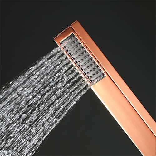 uhyOHF 10-Inch Rain Shower System with Handheld and Bubble Oxygen Modes
