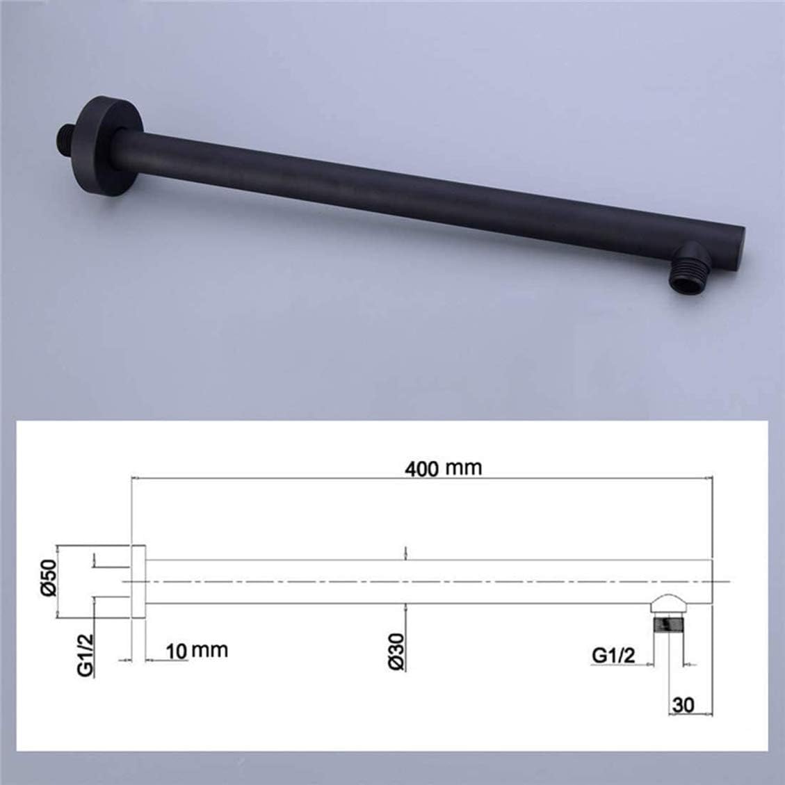 Luxury Shower Set with Thermostatic Brass Black Shower System