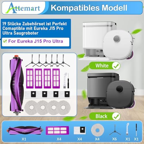 Attemart J15 Pro Ultra Replacement Parts 20 Pack