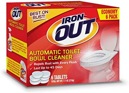 IRON OUT Automatic Toilet Bowl Cleaner 6 Tablets 1
