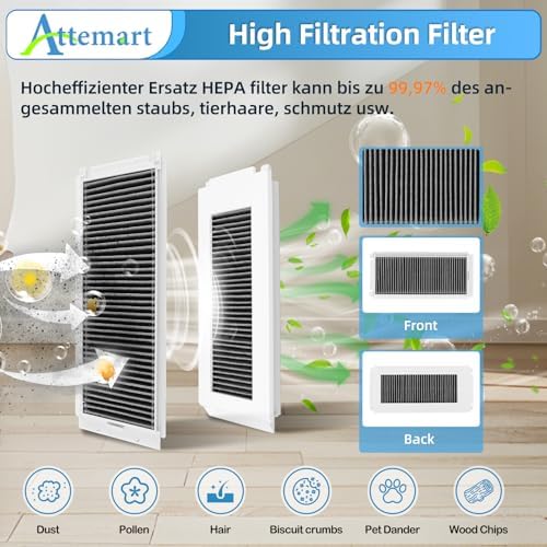 Attemart Replacement Parts Kit for Ecovacs Deebot N30 Pro Omni