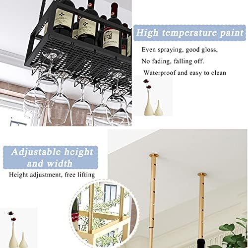 ZJDYDY Floating Wine Rack with Adjustable Height