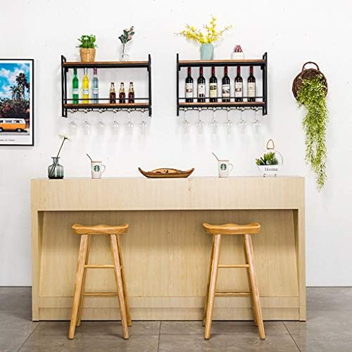 ZJDYDY Wall-Mounted Wine Rack Holder with Cork Storage