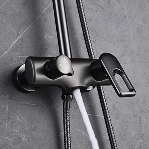 Adjustable Brass Shower Set with 3 Function Sprayer