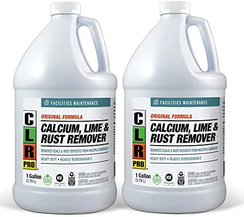 CLR PRO Calcium Lime Rust Remover 1 Gallon Pack of 2 1