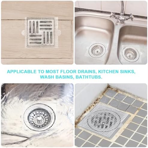 25pcs PEUTIER Shower Drain Hair Catchers