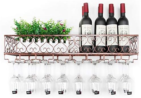 CGF- Wall Mounted Wine Rack with 8 Stem Glass Holders 1